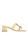 Roger Vivier Sandals In Yellow