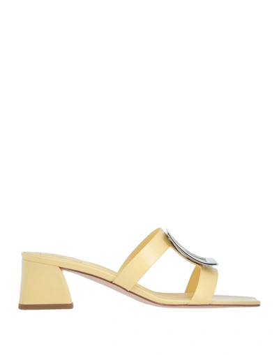 Roger Vivier Sandals In Yellow