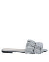 Fabiana Filippi Sandals In Grey