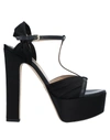 Elie Saab Sandals In Black