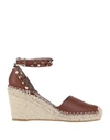 Valentino Garavani Espadrilles In Brown