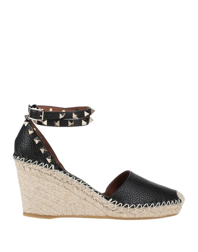 Valentino Garavani Espadrilles In Black