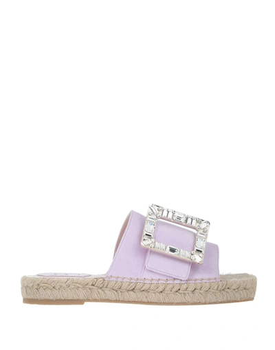 Roger Vivier Espadrilles In Light Pink