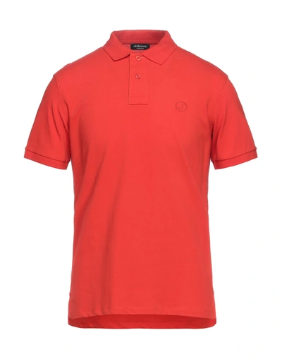 Jeckerson Polo Shirts In Red