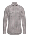 Tintoria Mattei 954 Shirts In Brown
