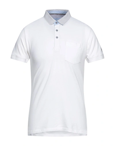 Yes Zee By Essenza Polo Shirts In White