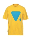 Valvola. T-shirts In Yellow