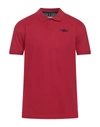 Aeronautica Militare Polo Shirts In Red