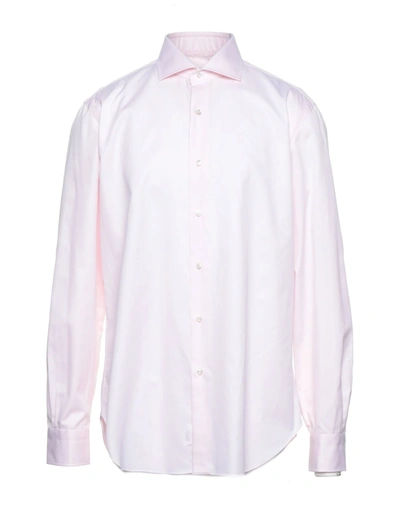 Barba Napoli Shirts In Light Pink