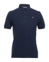 Napapijri Polo Shirts In Blue