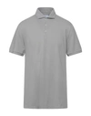 Fedeli Polo Shirts In Dove Grey