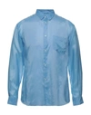 Comme Des Garçons Shirt Shirts In Azure