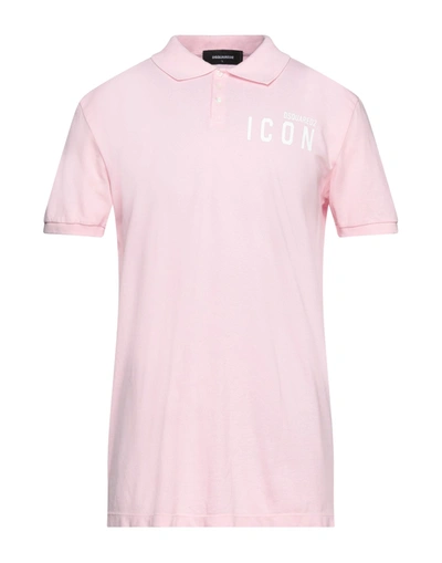 Dsquared2 Polo Shirts In Pink