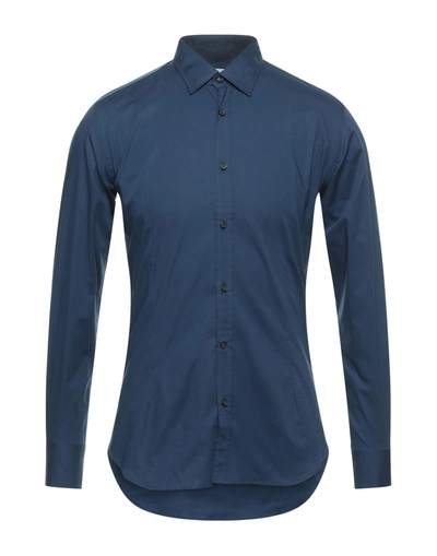 Adriano Langella Shirts In Blue