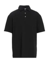 Cruciani Polo Shirts In Black