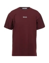 Adriano Langella T-shirts In Maroon