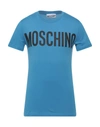 Moschino T-shirts In Slate Blue