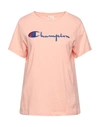 Champion T-shirts In Pink