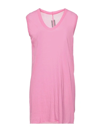 Rick Owens T-shirts In Pink
