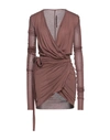 Rick Owens T-shirts In Brown