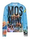 Moschino Sweatshirts In Azure
