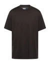 Fedeli T-shirts In Dark Brown