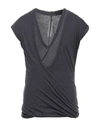 Rick Owens T-shirts In Lead