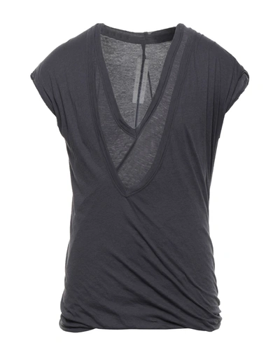Rick Owens T-shirts In Lead
