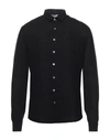 Alpha Studio Man Shirt Black Size 48 Linen