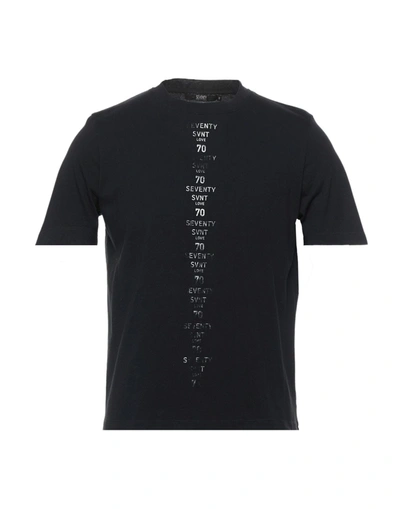 Seventy Sergio Tegon T-shirts In Black