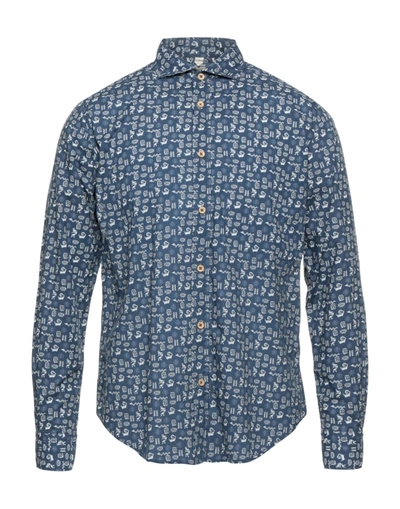 Portofiori Shirts In Blue