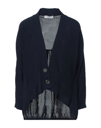 Alpha Studio Cardigans In Blue
