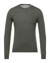 Paolo Pecora Sweaters In Military Green