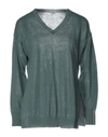 Peserico Sweaters In Dark Green