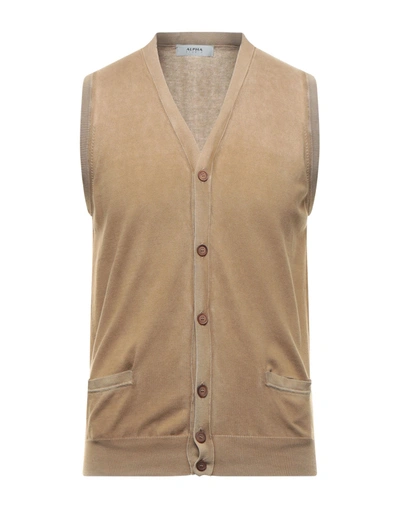 Alpha Studio Cardigans In Beige