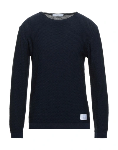 Adriano Langella Sweaters In Dark Blue