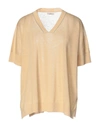 Peserico Sweaters In Yellow