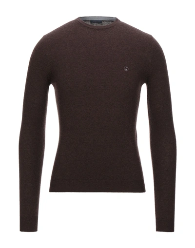 At.p.co Sweaters In Dark Brown