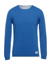 Adriano Langella Sweaters In Bright Blue