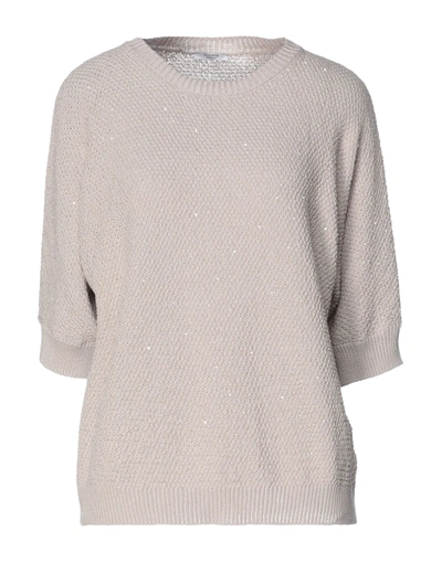 Shop Peserico Sweaters In Sand