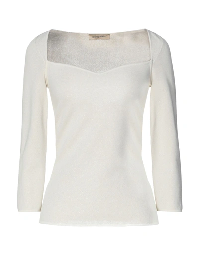 Gentryportofino Sweaters In Ivory