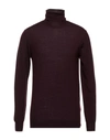 Paolo Pecora Turtlenecks In Deep Purple