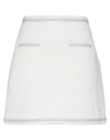 Maje Mini Skirts In White