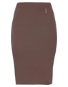 Emisphere Midi Skirts In Brown