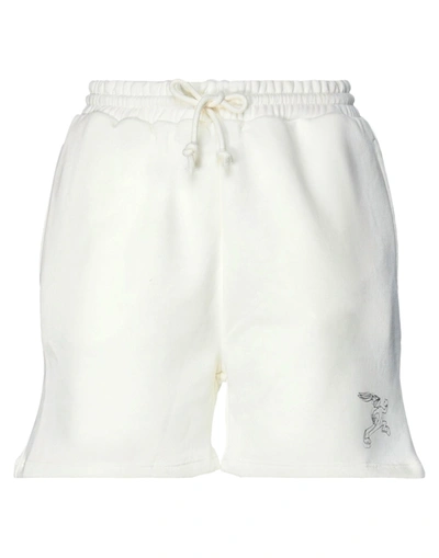 Na-kd Woman Shorts & Bermuda Shorts White Size Xs Polyester, Cotton