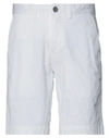 Jeckerson Man Shorts & Bermuda Shorts White Size 29 Cotton, Elastane