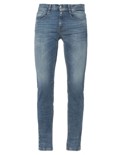 Bikkembergs Man Jeans Blue Size 29 Cotton, Elastane
