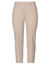 Dondup Woman Pants Beige Size 8 Polyester, Virgin Wool, Elastane, Viscose, Polyamide In Beige
