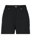 Liu •jo Denim Shorts In Black