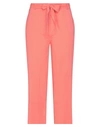 Jucca Woman Pants Salmon Pink Size 8 Viscose, Elastane In Pink
